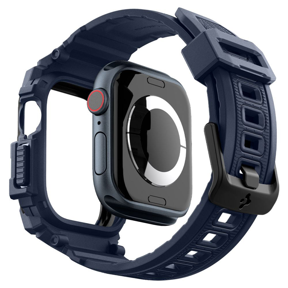 Capa Spigen Rugged Armor Pro para Apple Watch Series 10 / 11 46mm, Azul Marinho