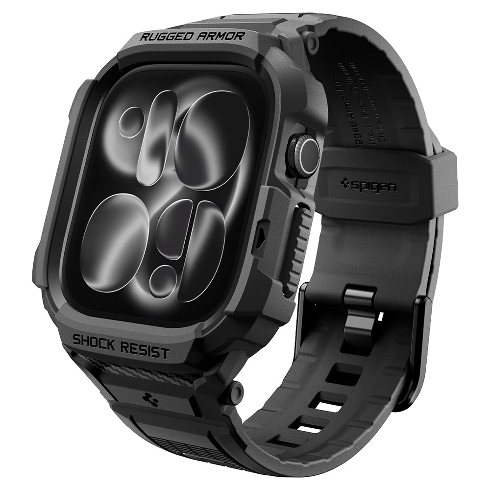 Capa Spigen Rugged Armor Pro para Apple Watch Series 12 46mm, Preto Fosco ACS11894