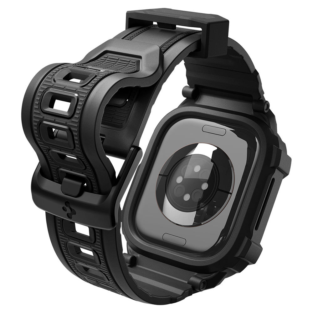 Capa Spigen Rugged Armor Pro para Apple Watch Series 12 46mm, Preto Fosco ACS11894