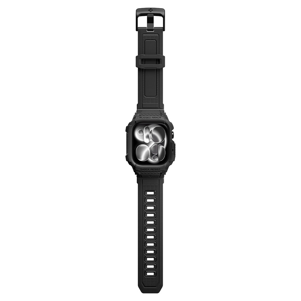 Capa Spigen Rugged Armor Pro para Apple Watch Series 12 46mm, Preto Fosco ACS11894