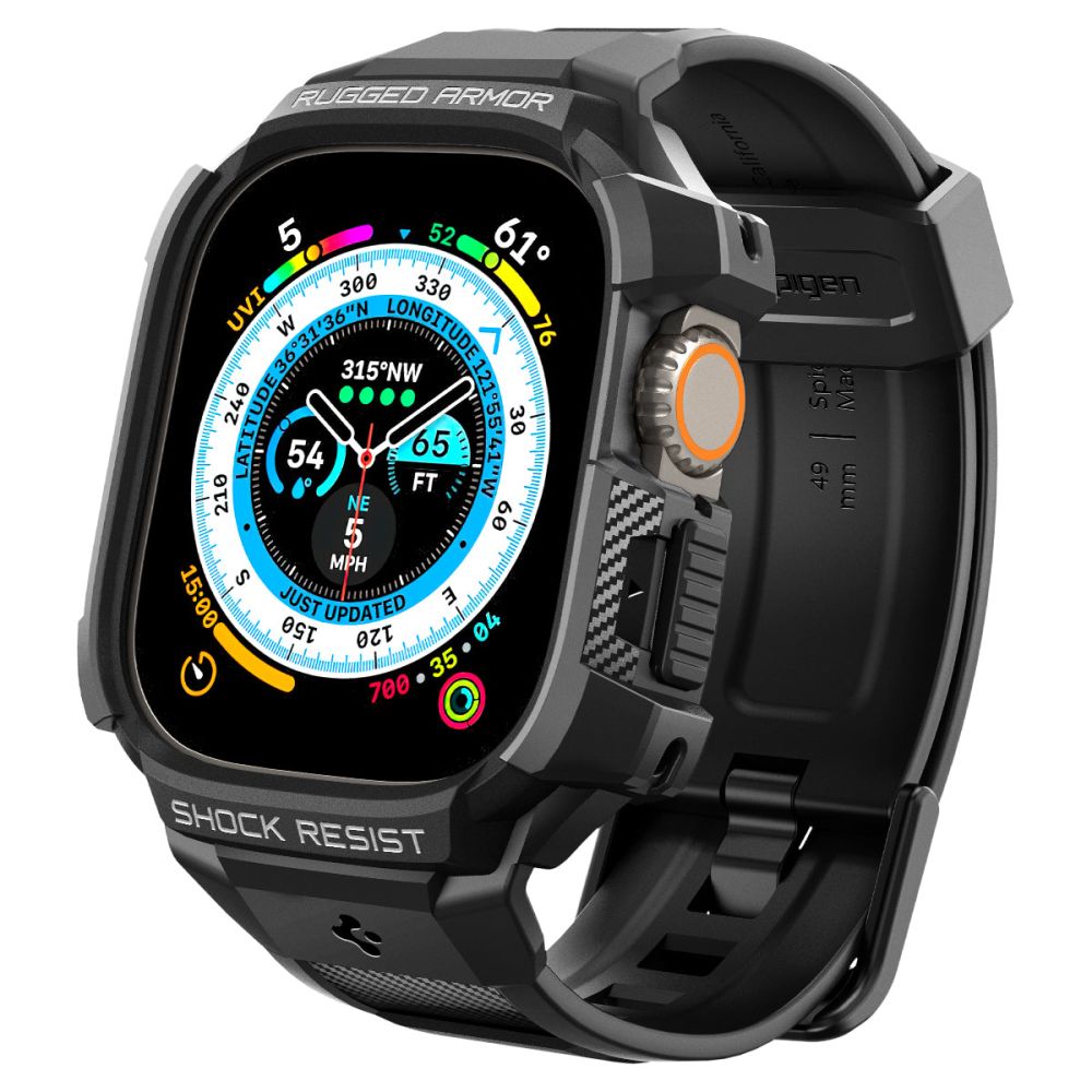 Capa Spigen Rugged Armor Pro para Apple Watch Ultra Series, Preta
