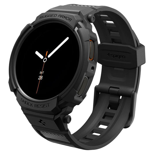 Capa Spigen Rugged Armor Pro para Samsung Galaxy Watch8 44mm, Preta ACS10007