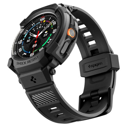 Capa Spigen Rugged Armor Pro para Samsung Galaxy Watch8 Classic, Preta Mate ACS10013
