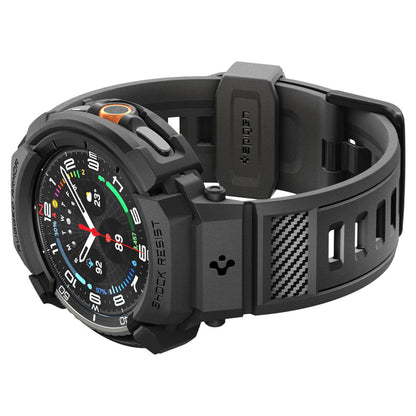 Capa Spigen Rugged Armor Pro para Samsung Galaxy Watch8 Classic, Preta Mate ACS10013