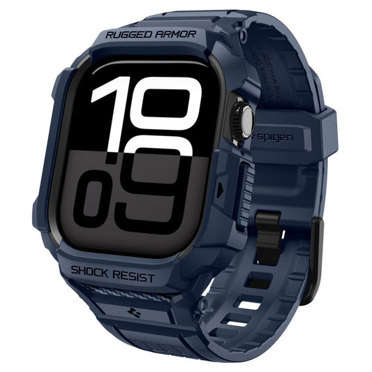 Capa Spigen Rugged Armor Pro V2 para Apple Watch Series 10 / 11 42mm, Azul Marinho ACS10495
