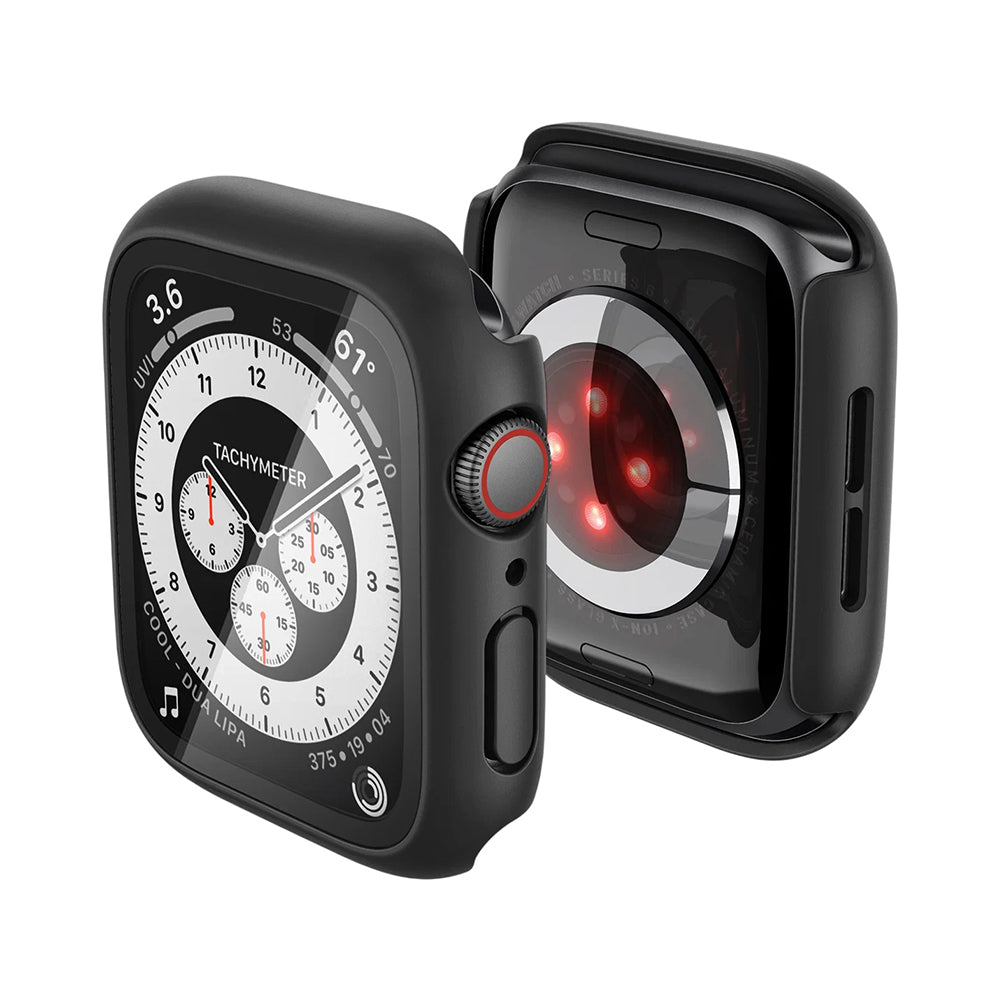 Capa Spigen Thin Fit 360 para Apple Watch Series 40mm, Preta ACS11593