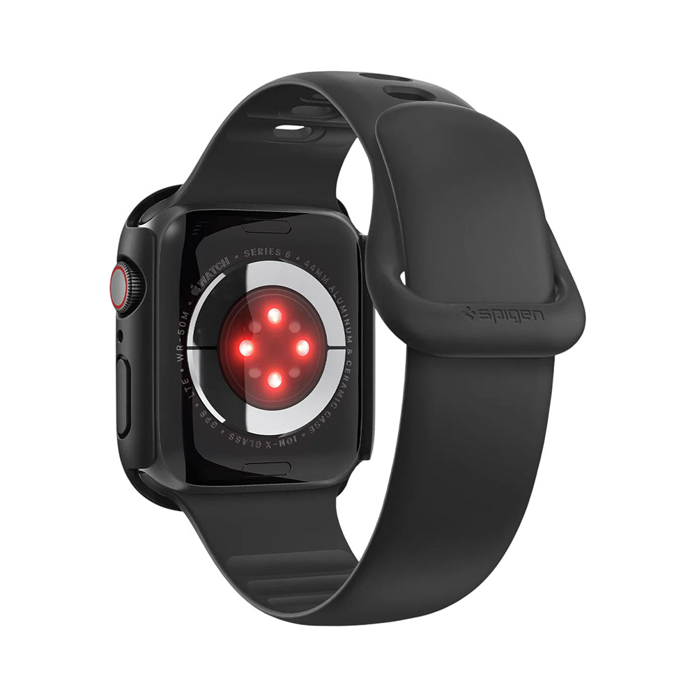 Capa Spigen Thin Fit 360 para Apple Watch Series 44mm, Preta ACS11592