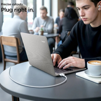 Capa Spigen Urban Fit para Apple MacBook Neo 13 polegadas, Cinzento ACS11542