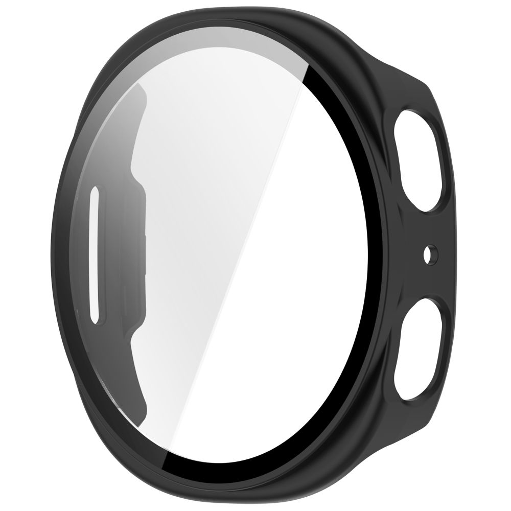 Capa Tech-Protect Defense para Samsung Galaxy Watch 9 / Watch8 44mm, Conjunto de 2 peças, Preta / Transparente