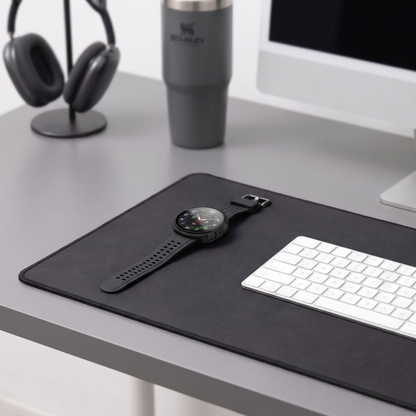 Capa Tech-Protect Defense para Samsung Galaxy Watch 9 / Watch8 44mm, Conjunto de 2 peças, Preta / Transparente