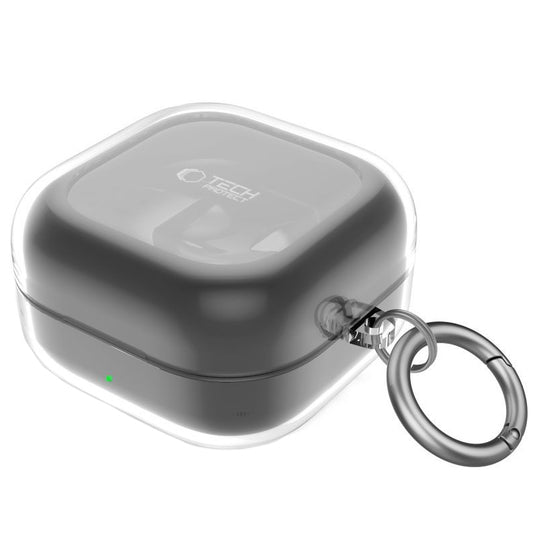 Capa Tech-Protect Flexair para Samsung Galaxy Buds4 / Buds4 Pro, Transparente