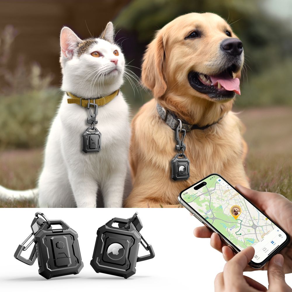 Capa Tech-Protect Kevlar Pro para Apple AirTag, Preta