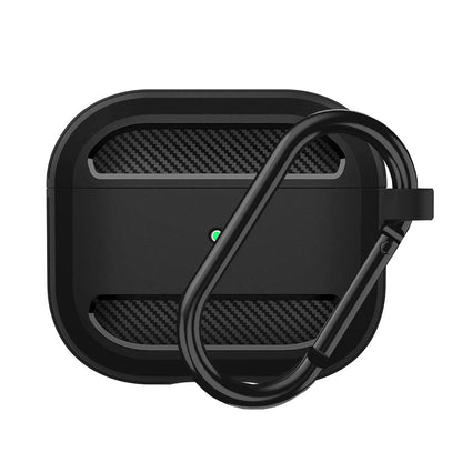 Capa Techsuit Carbon para Apple AirPods 3, Preta