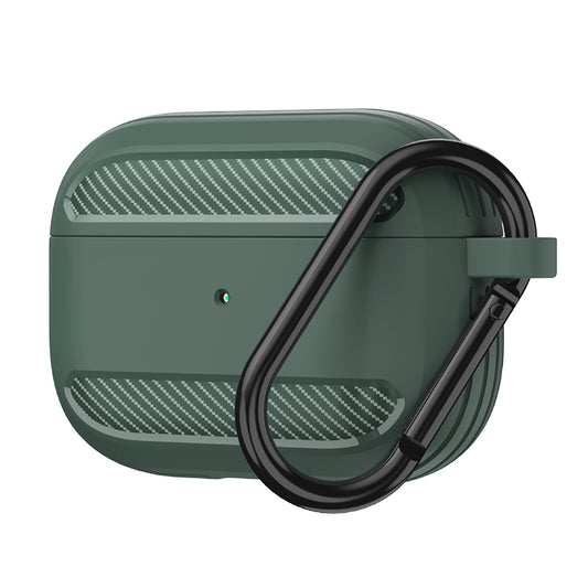 Capa Techsuit Carbon para Apple AirPods 3, Verde