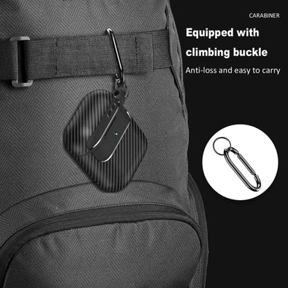 Capa Techsuit CarbonFiber para Apple AirPods Gen 2 / Gen 1, Preta