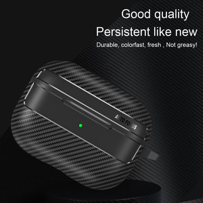 Capa Techsuit CarbonFiber para Apple AirPods Pro 3, Preta