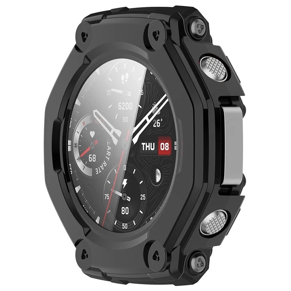 Capa Techsuit Defense360 Pro para Amazfit T-Rex 3, Preta