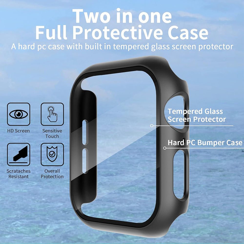 Capa Techsuit Defense360 Pro para Apple Watch 44mm Series, Preta