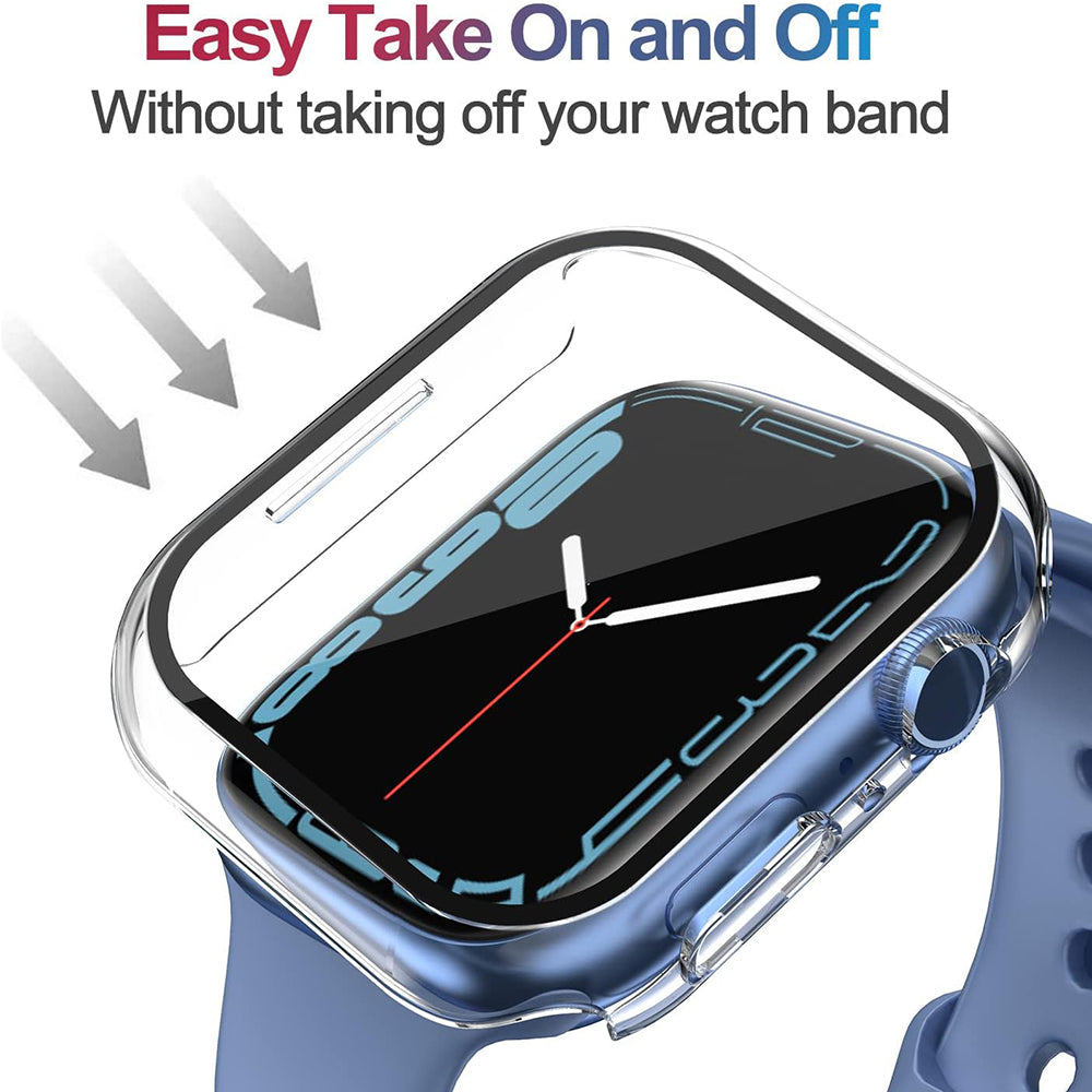 Capa Techsuit Defense360 Pro para Apple Watch 7 41mm Series, Transparente