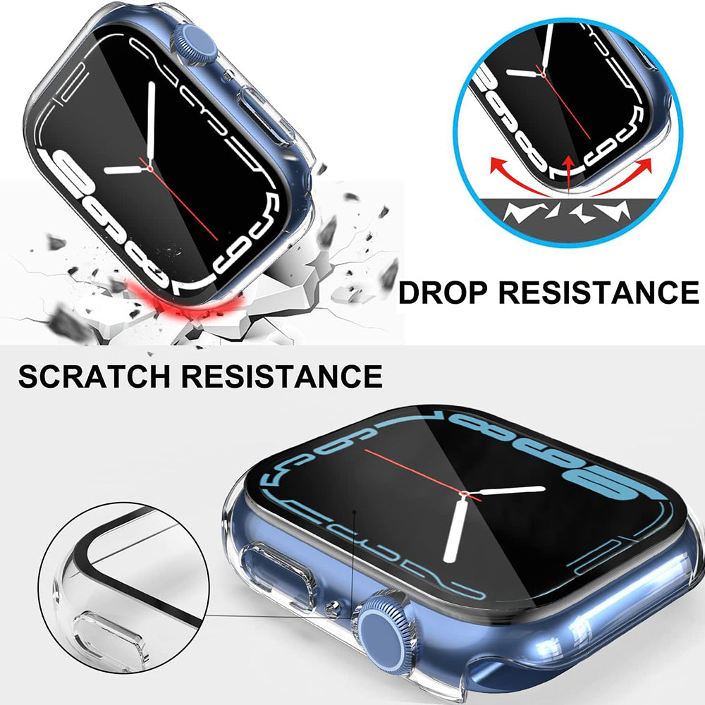 Capa Techsuit Defense360 Pro para Apple Watch 7 45mm Series, Transparente