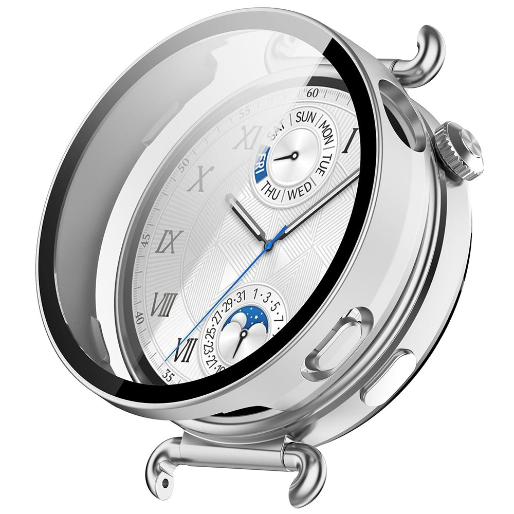 Techsuit Defense360 Pro Case for Huawei Watch GT 6 41mm, Silver