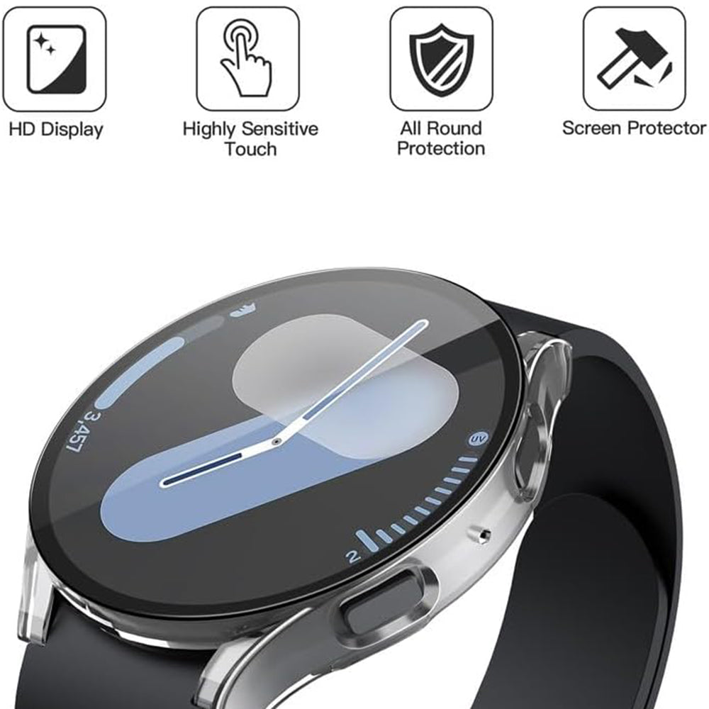 Capa Techsuit Defense360 Pro para Samsung Galaxy Watch7 40mm, Transparente