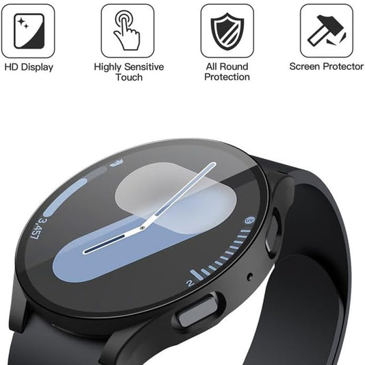 Techsuit Defense360 Pro Case for Samsung Galaxy Watch7 44mm, Black