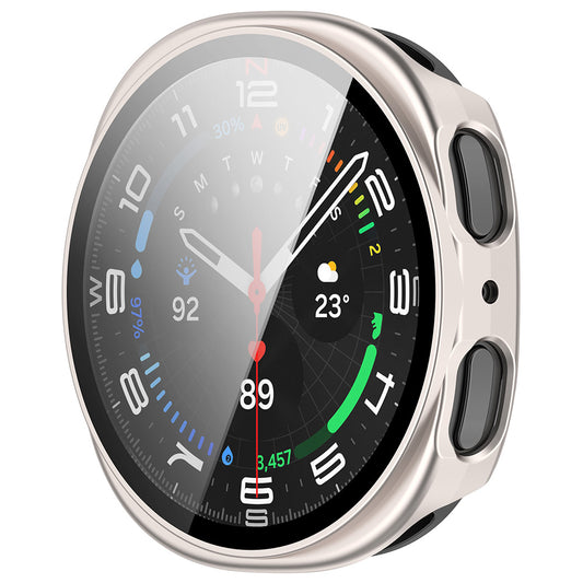 Capa Techsuit Defense360 Pro para Samsung Galaxy Watch9 / Watch8 40mm, Prateado Perolado