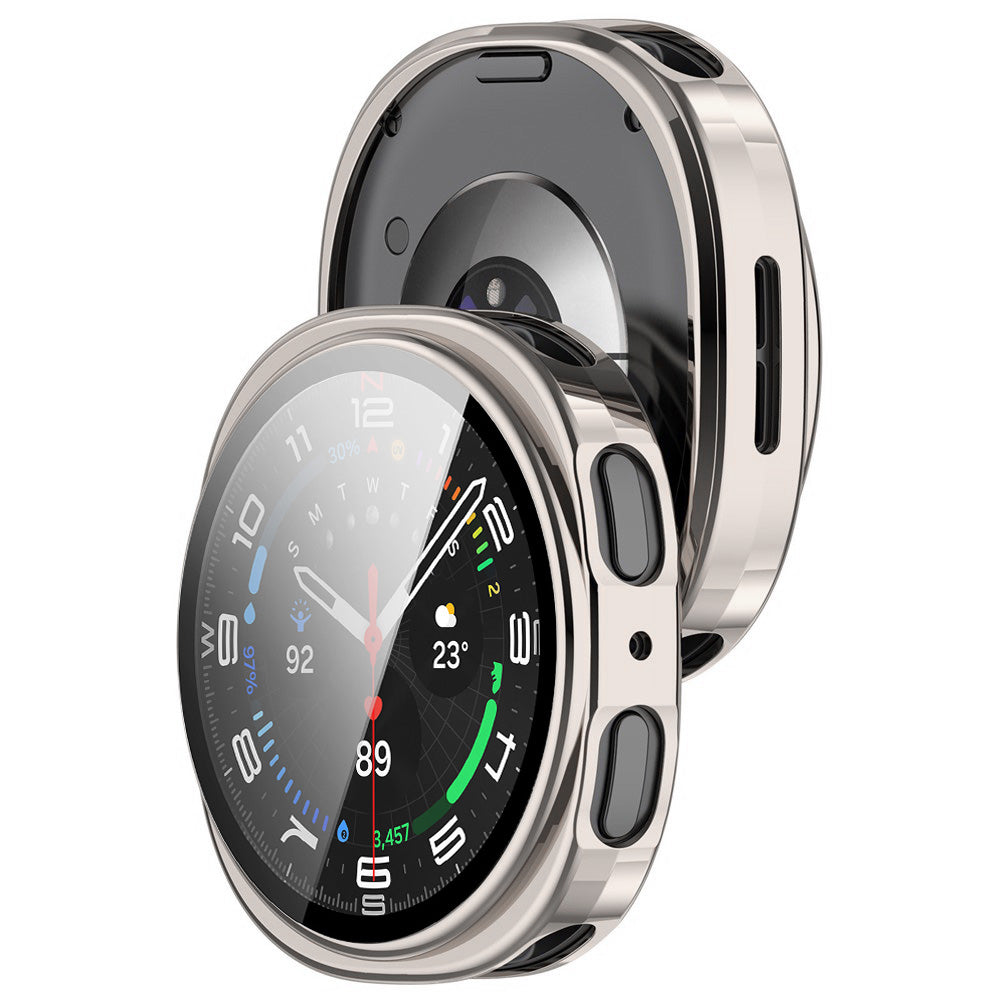 Capa Techsuit Defense360 Pro para Samsung Galaxy Watch9 / Watch8 40mm, Prateado Perolado