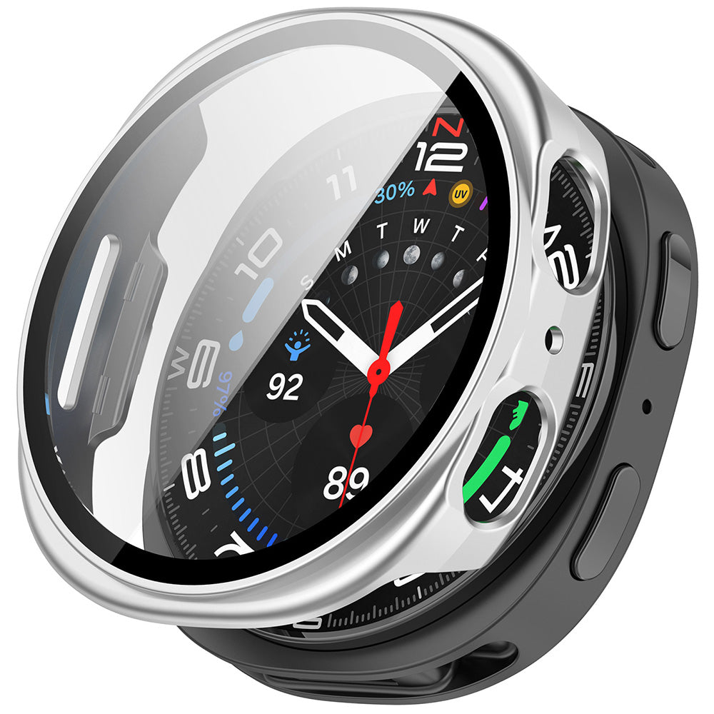 Capa Techsuit Defense360 Pro para Samsung Galaxy Watch9 / Watch8 44mm, Prateada