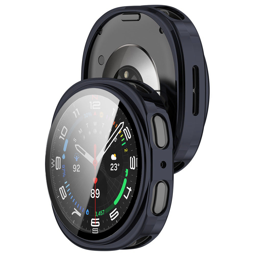 Capa Techsuit Defense360 Pro para Samsung Galaxy Watch8 44mm, Azul Marinho
