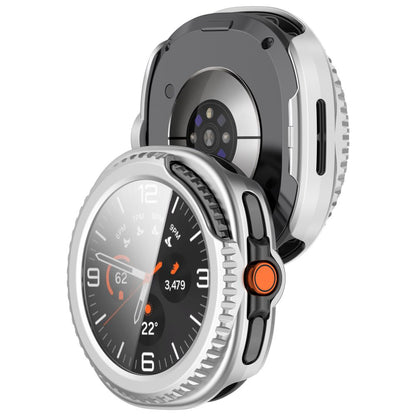 Capa Techsuit Defense360 Pro para Samsung Galaxy Watch8 Classic, Prateada
