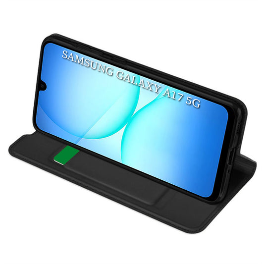Capa para Samsung Galaxy A17 5G, Techsuit, Magskin Book, Preta