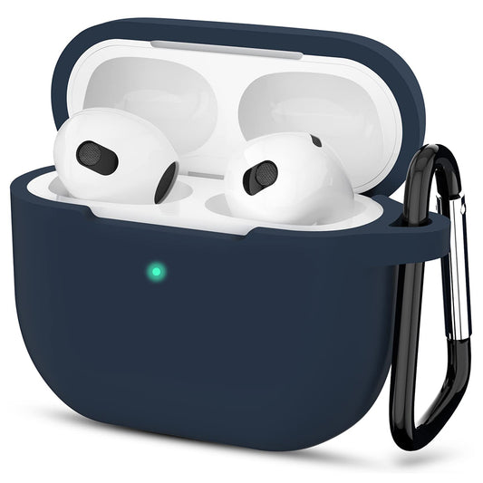Capa Techsuit Silicone para Apple AirPods 3, Azul Marinho
