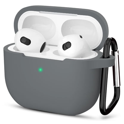Capa Techsuit Silicone para Apple AirPods 3, Cinzento