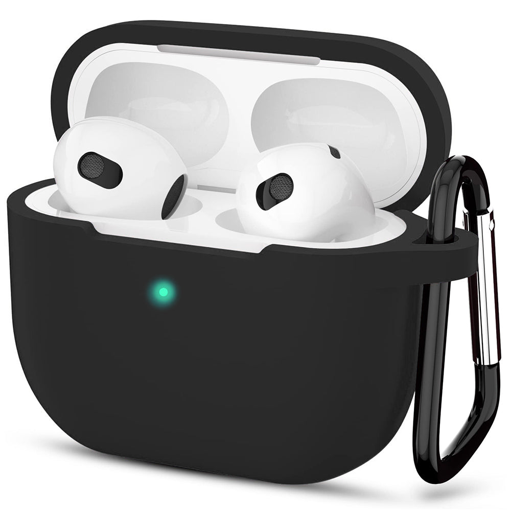Capa Techsuit Silicone para Apple AirPods 3, Preta