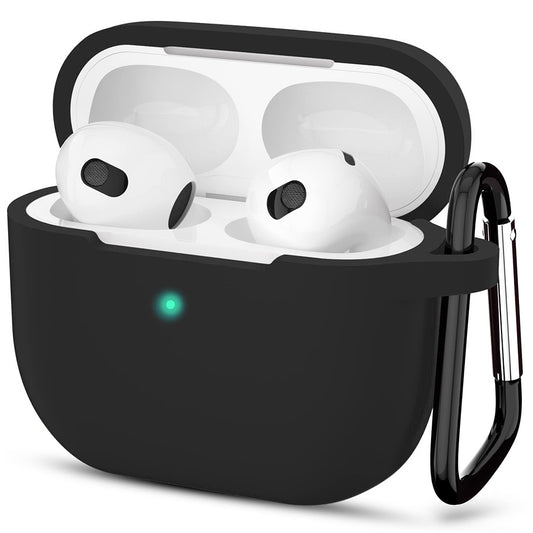 Capa Techsuit Silicone para Apple AirPods 3, Preta