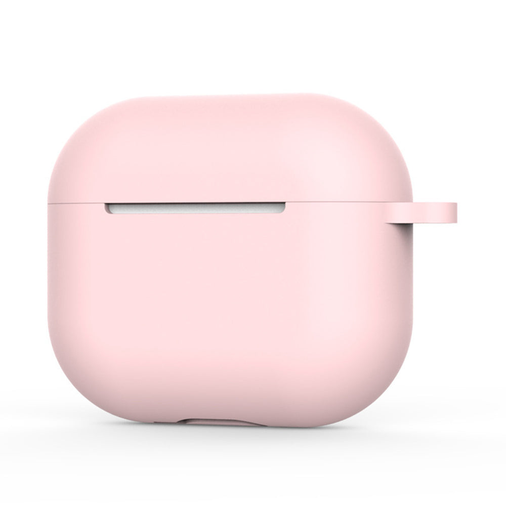 Capa Techsuit Silicone para Apple AirPods 4, Rosa Claro