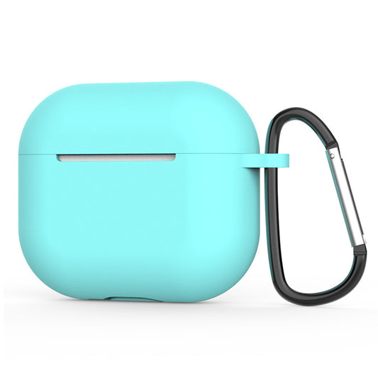 Capa Techsuit Silicone para Apple AirPods 4, Turquesa Escuro