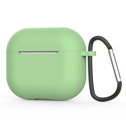 Capa Techsuit Silicone para Apple AirPods 4, Verde Claro