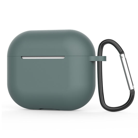 Capa Techsuit Silicone para Apple AirPods 4, Verde Escuro