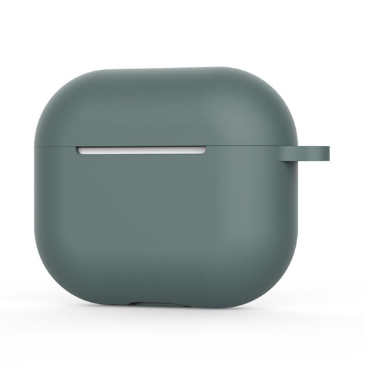 Capa Techsuit Silicone para Apple AirPods 4, Verde Escuro