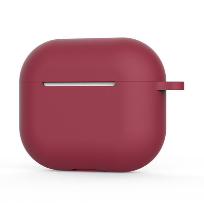 Capa Techsuit Silicone para Apple AirPods 4, Vinho