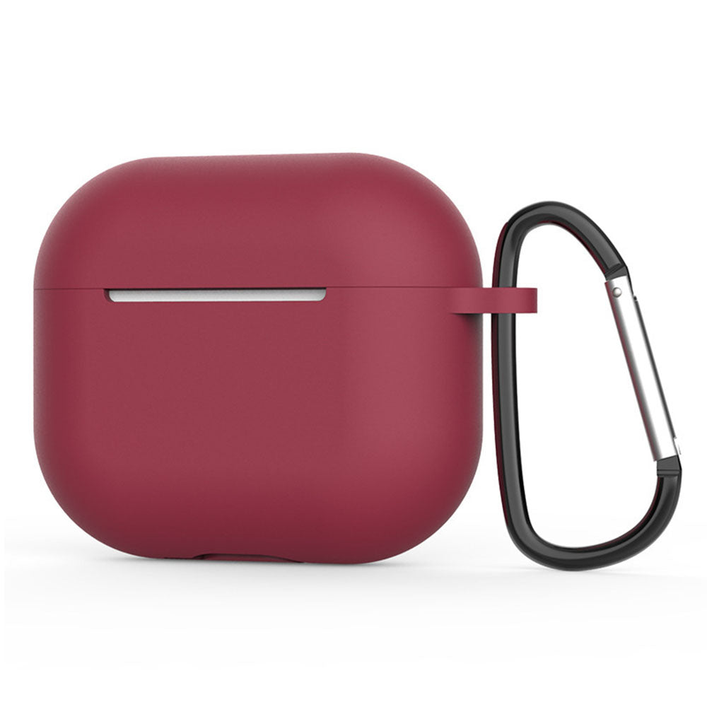 Capa Techsuit Silicone para Apple AirPods 4, Vinho