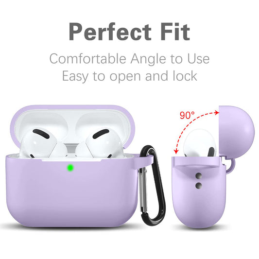 Capa Techsuit Silicone para Apple AirPods Pro Series, Roxo