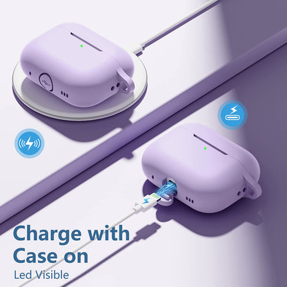 Capa Techsuit Silicone para Apple AirPods Pro Series, Roxo