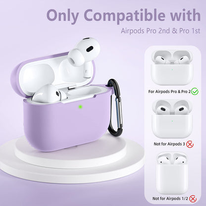 Capa Techsuit Silicone para Apple AirPods Pro Series, Roxo