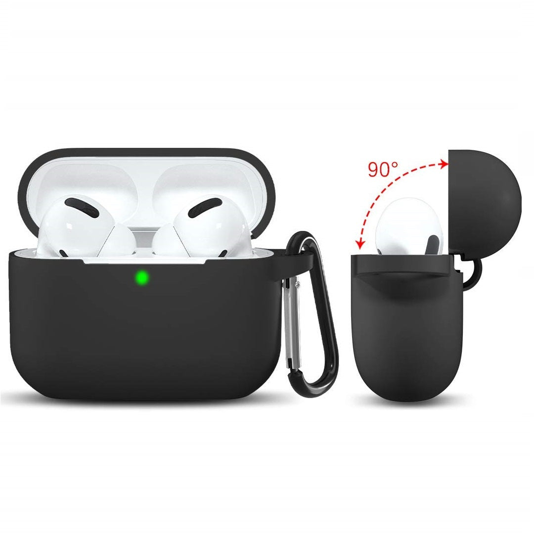 Capa Techsuit Silicone para Apple AirPods Pro Series, Preta