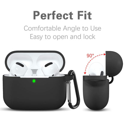 Capa Techsuit Silicone para Apple AirPods Pro Series, Preta