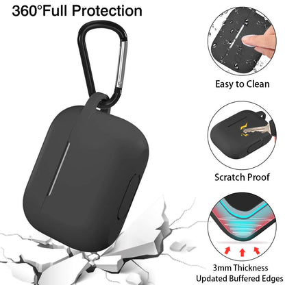 Capa Techsuit Silicone para Apple AirPods Pro Series, Preta